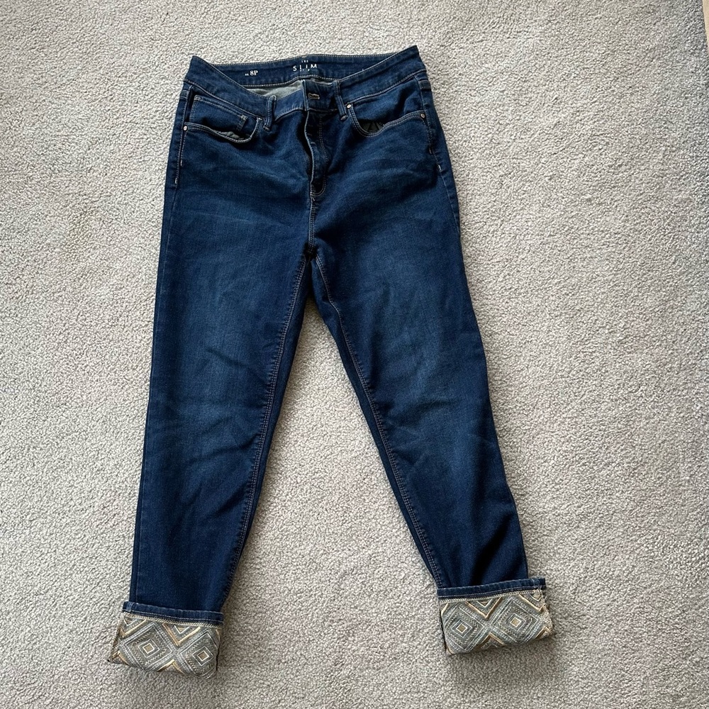 White House Black Market, The Slim, crop Jean